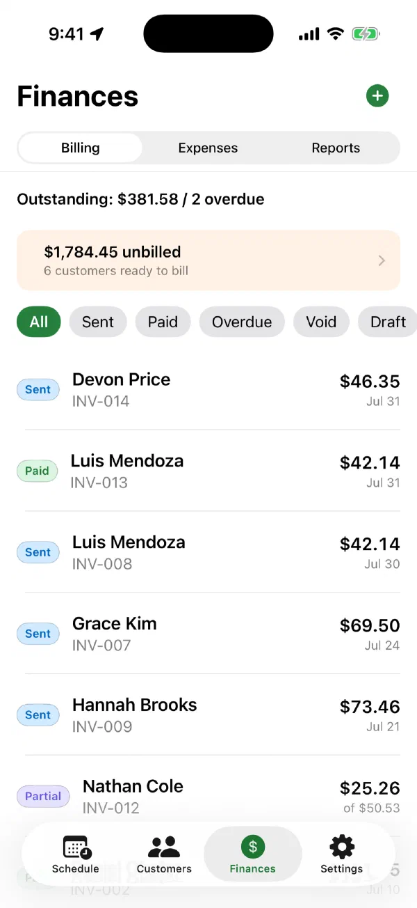 Invoicing & Payments in YardPath