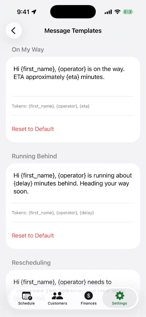 Customer Notifications in YardPath